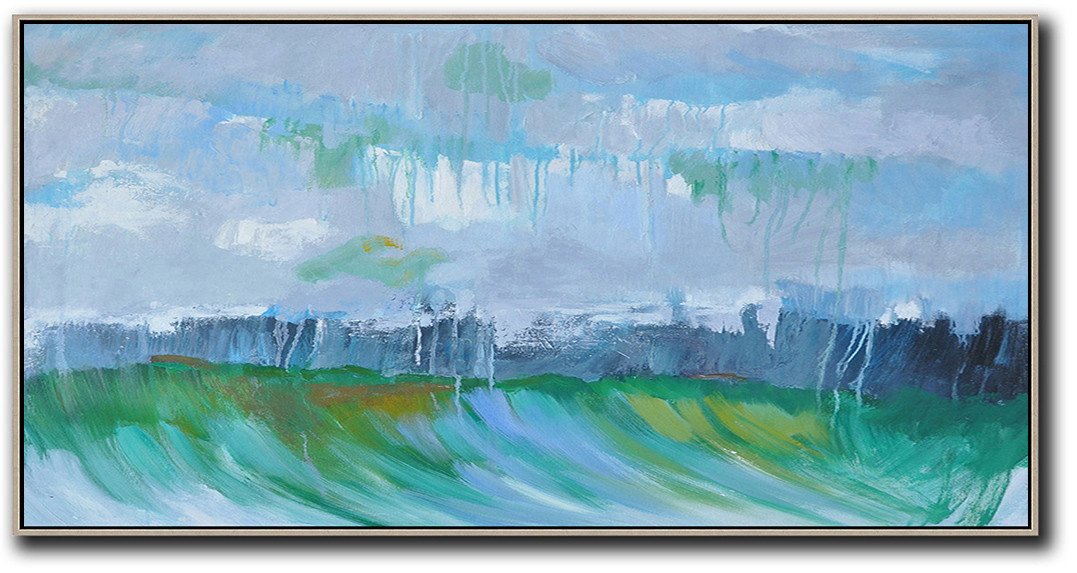 Panoramic Abstract Landscape Painting modern art online
